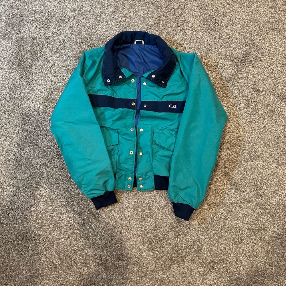 Men's Green Windbreaker Jacket